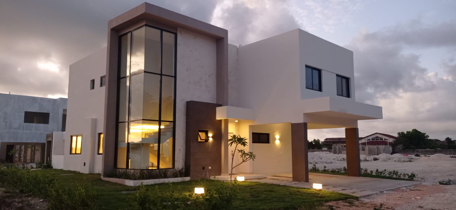 Villas under construction in Cap Cana